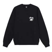 Stussy Rasta Dot Crewsweat Black