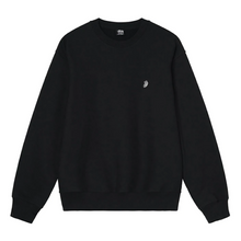 Stussy Swirl Applique Crewsweat Black