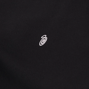 Stussy Swirl Applique Crewsweat Black