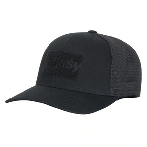 Stussy Tactical Mesh Low Pro Flexfit Cap Black S/M