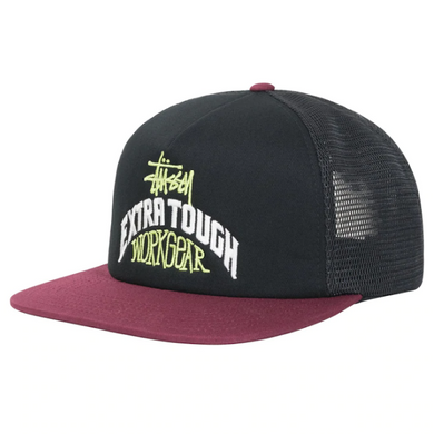 Stussy Extra Tough Trucker Cap Black