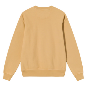 Stussy Overdyed Stock Logo Crewsweat Tan