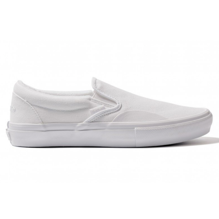 Vans X Lovenskate Skate Slip On Shoes White/White