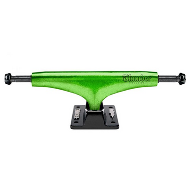 Thunder Trucks Hollow Lights Metallic Script Green/Black Skateboard Trucks 149mm