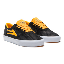 Lakai Manchester X Doomsayers Black/Gold Suede Shoes