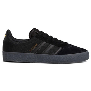Adidas Skateboarding Gazelle ADV Core Black/Core Black/Gold Metallic Shoes