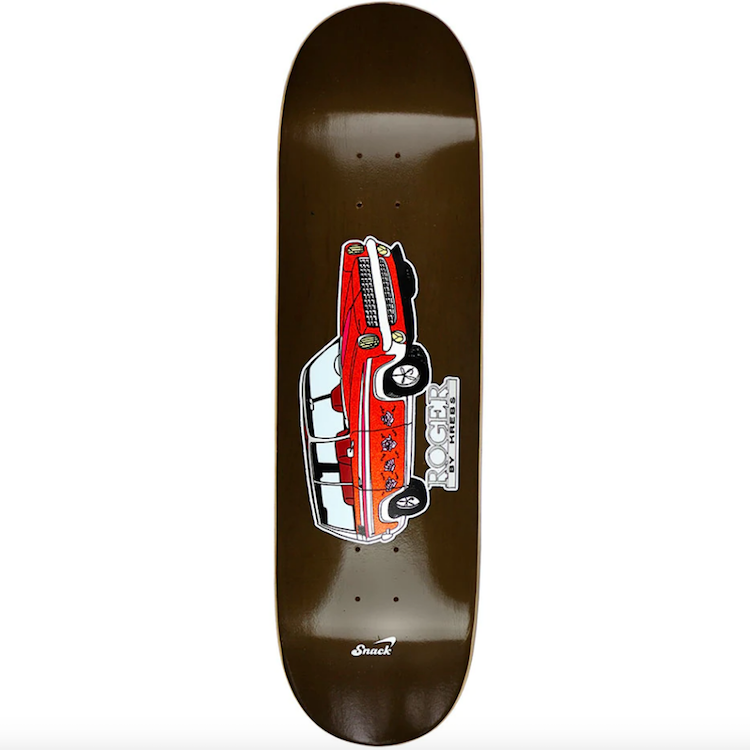 Snack Skateboards Kreb's ROGER'S WHIP Skateboard Deck 8