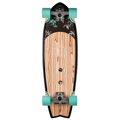 Globe Sun City Olivewood/Neon Jungle Complete Skateboard Cruiser 9