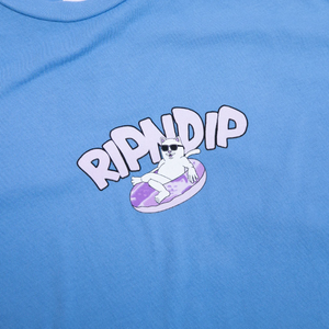 RIPNDIP Slide Into Summer T-Shirt Cornflower Blue