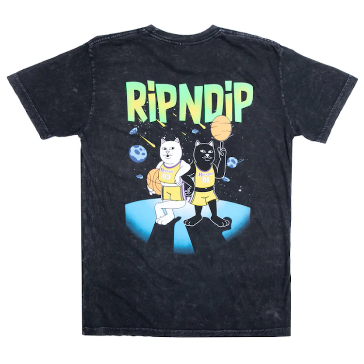 RIPNDIP Nerm Jam T-Shirt Black Mineral Wash