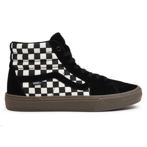 Vans BMX SK8 Hi Checkerboard Black Dark Gum Shoes Flavour Skateshop