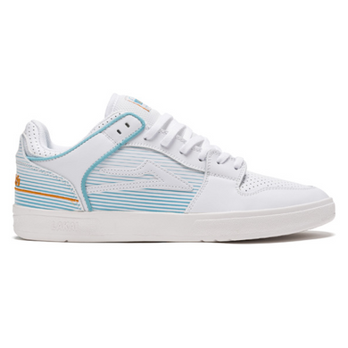 Lakai Telford Low x Rob Welsh White Leather Shoes