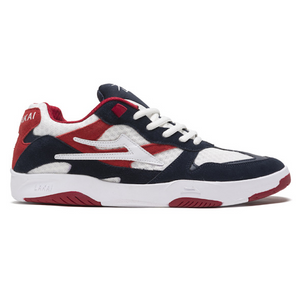 Lakai Evo 2.0 XLK Navy Red Suede Shoes