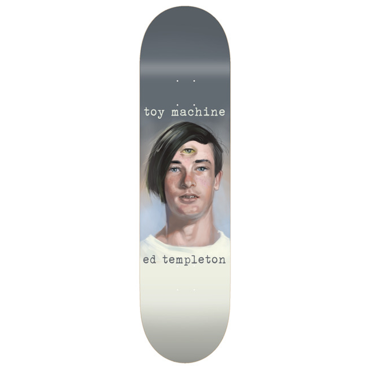 Toy Machine Templeton Portrait Skateboard Deck 8.25