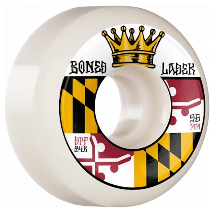 Bones Wheels SPF Bucky Lasek State Crest P5 Sidecut Skateboard Wheels 84B 104a 56mm