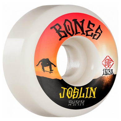 Bones Wheels STF Joslin Sunset Sidecut V1 Skateboard Wheels 103a 54mm