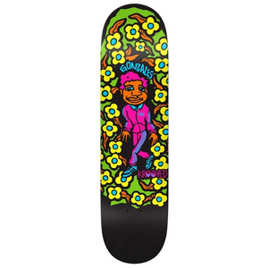 Krooked Skateboards Gonz Sweatpants Blacklight Skateboard Deck 8.5"