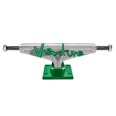 Venture Trucks 92 Full Bleed Team Edition Polished/Green Skateboard Trucks 5.6