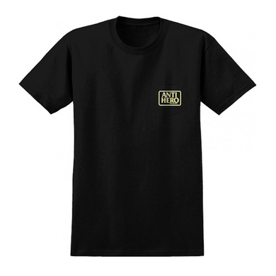 Anti Hero Skateboards Pocket T Reserve T-Shirt Black/Off White