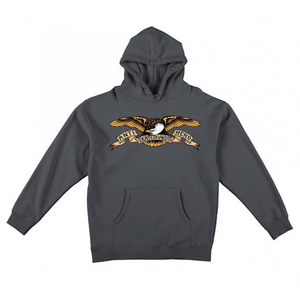 Anti Hero Skateboards Eagle Hoodie Charcoal