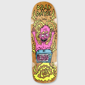 Heroin Skateboards Dead Dave TV Casualty Skateboard Deck 10.125" (Various Wood Stains)