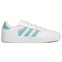 Adidas Skateboarding Busenitz Vulc II Cloud White/Preloved Blue/Gold Metallic Shoes