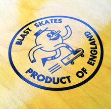Blast Skates Banana Scented Skateboard Deck 9.25"