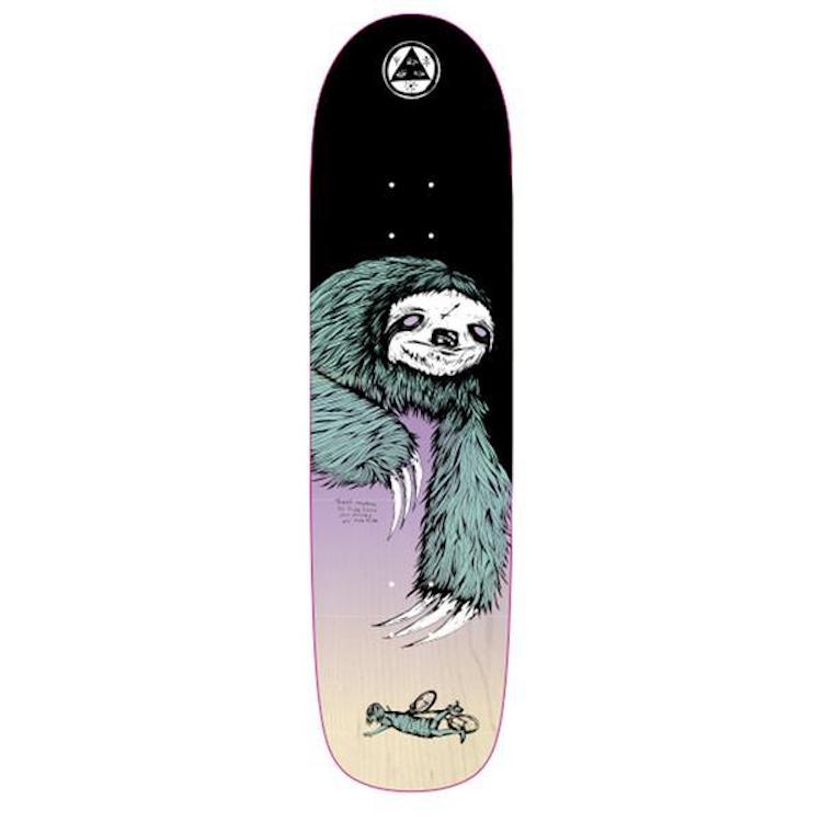 Welcome Skateboards Sloth on Son of Planchette Skateboard Deck 8.38''