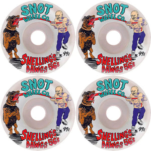 Snot Wheel Co Dead Snelling Big Dawgs Skateboard Wheels 99a 56mm