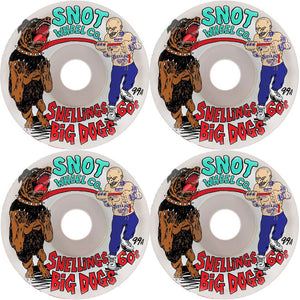 Snot Wheel Co Dead Snelling Big Dawgs Skateboard Wheels 99a 60mm