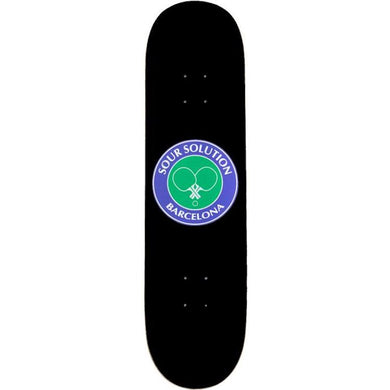 Sour Skateboards Social Club Black Skateboard Deck 8.125