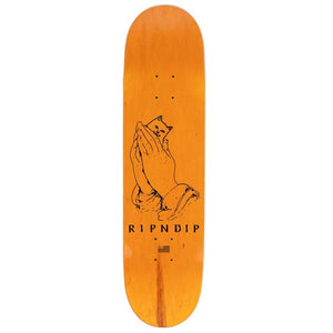 RIPNDIP Lord Nermal Split Venner Yellow/Blue Skateboard Deck 8.25"