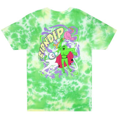 RIPNDIP Astronomic T-Shirt Green Lightning Wash