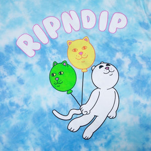 RIPNDIP Drifting Away T-Shirt Blue Tie Dye