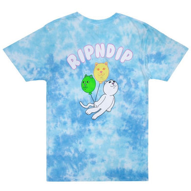 RIPNDIP Drifting Away T-Shirt Blue Tie Dye