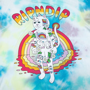 RIPNDIP Out Of The Box T-Shirt Blue/ Yellow Tie Dye