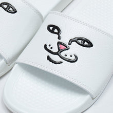 RIPNDIP Lord Nermal Face Slides White