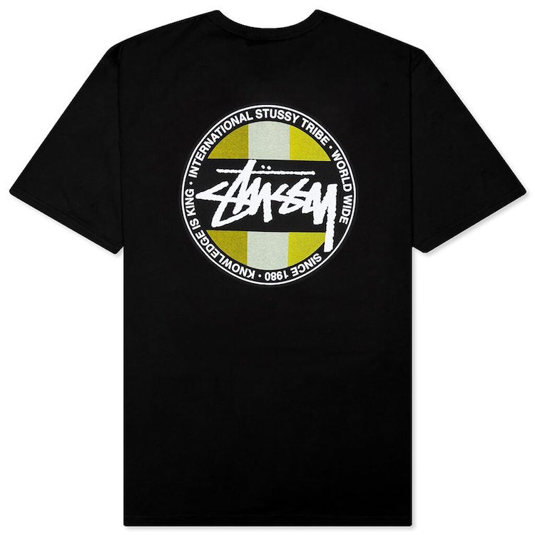 Stussy Classic Dot Pigment Dyed T-Shirt Black