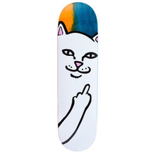 RIPNDIP Lord Nermal Split Venner Orange/Aqua Skateboard Deck 8.5"