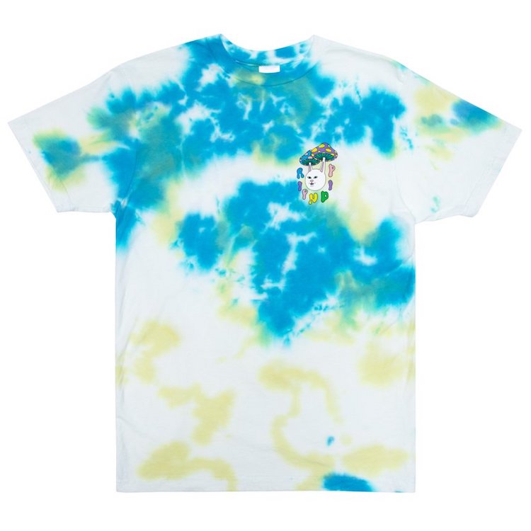 RIPNDIP Boomer Gang T-Shirt Yellow/Blue Acid Wash