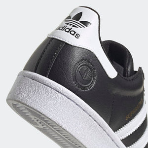 Adidas Skateboarding Superstar Vegan Core Black / Cloud White / Gold Metallic Shoes