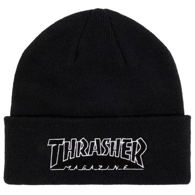 Thrasher Outlined Logo Beanie Black