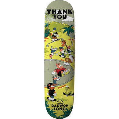 Thank You Skate Co Daewon Song Skate Oasis Skateboard Deck 8.25