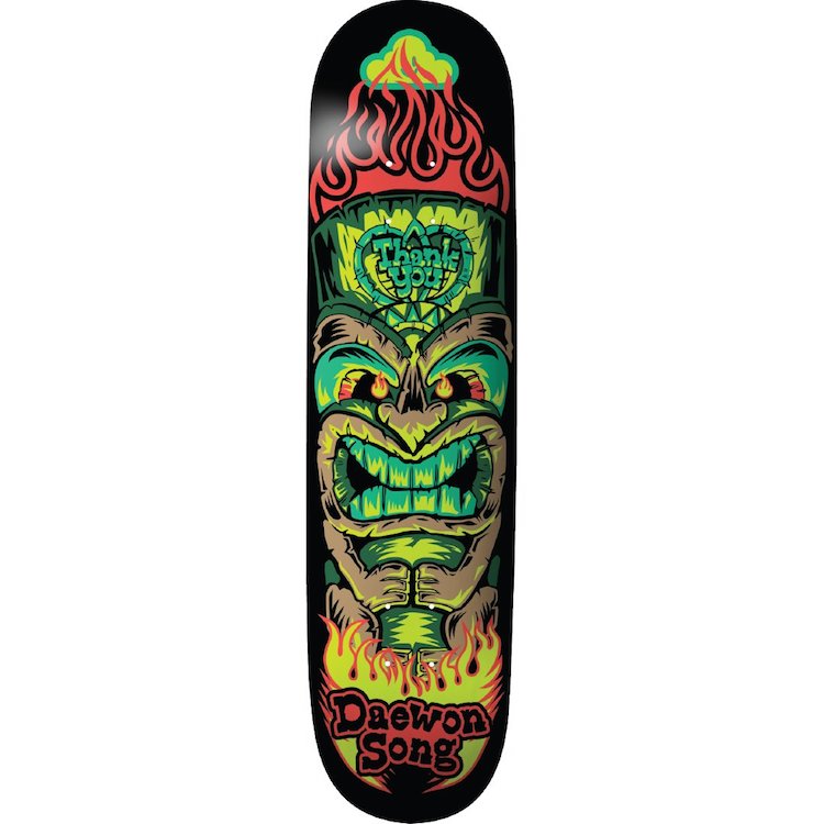 Thank You Skate Co Daewon Tiki Skateboard Deck 8.25