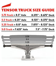 Tensor Trucks Alloy Black Skateboard Trucks 5.5