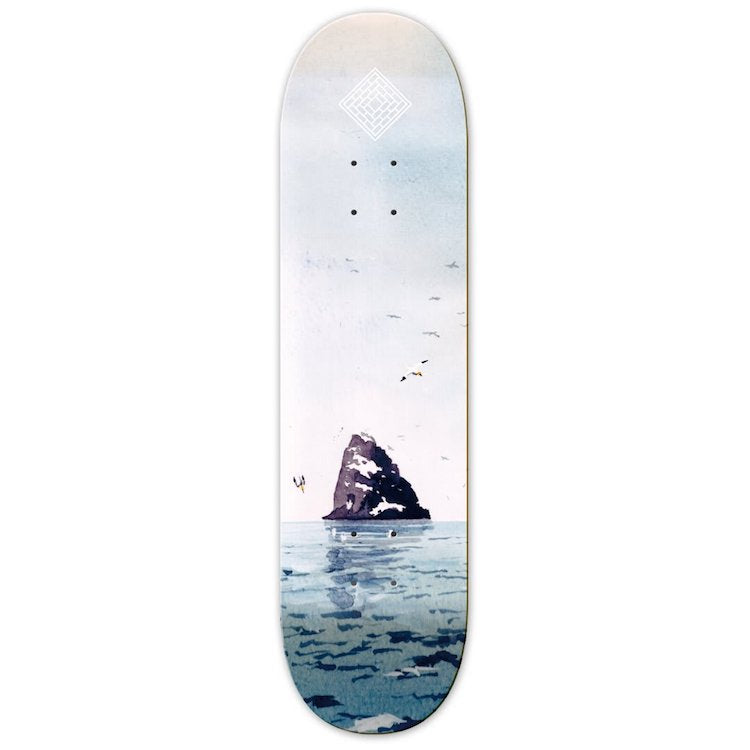 The National Skateboard Co. Black Rock Skateboard Deck 8.5