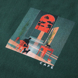 Skateboard Cafe Endure Crew Sweatshirt Forest Green