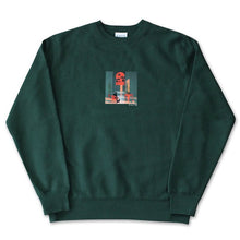 Skateboard Cafe Endure Crew Sweatshirt Forest Green
