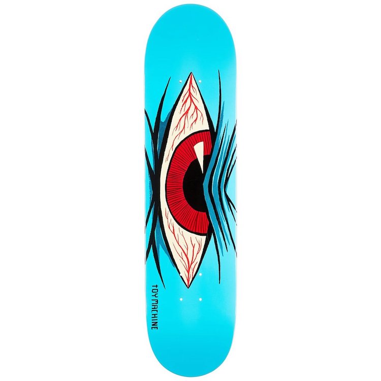 Toy Machine Mad Eye Blue Skateboard Deck 8.5
