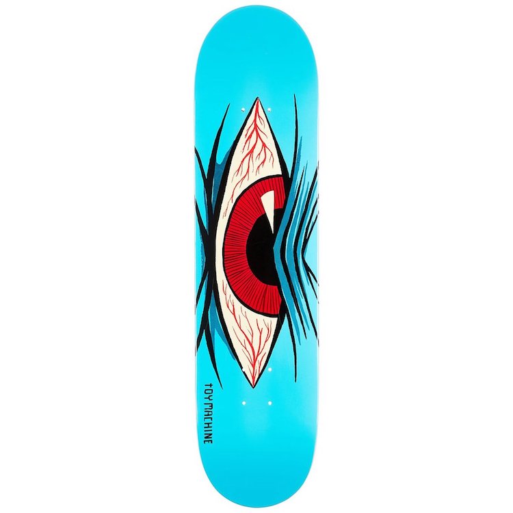 Toy Machine Mad Eye Blue Skateboard Deck 8.5